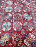 Full room size wool hand knotted Afghan Super Kazak rug 293x202cm Perth