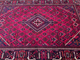 Large room size hand knotted vintage Persian Joshaghan rug 310x220cm Perth